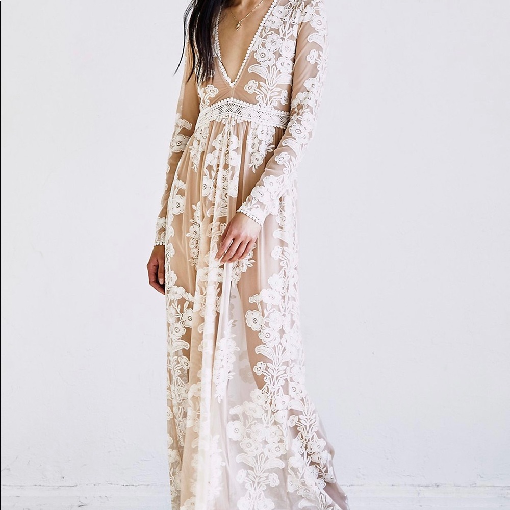 NWT - For Love & Lemons Temecula Maxi Dress